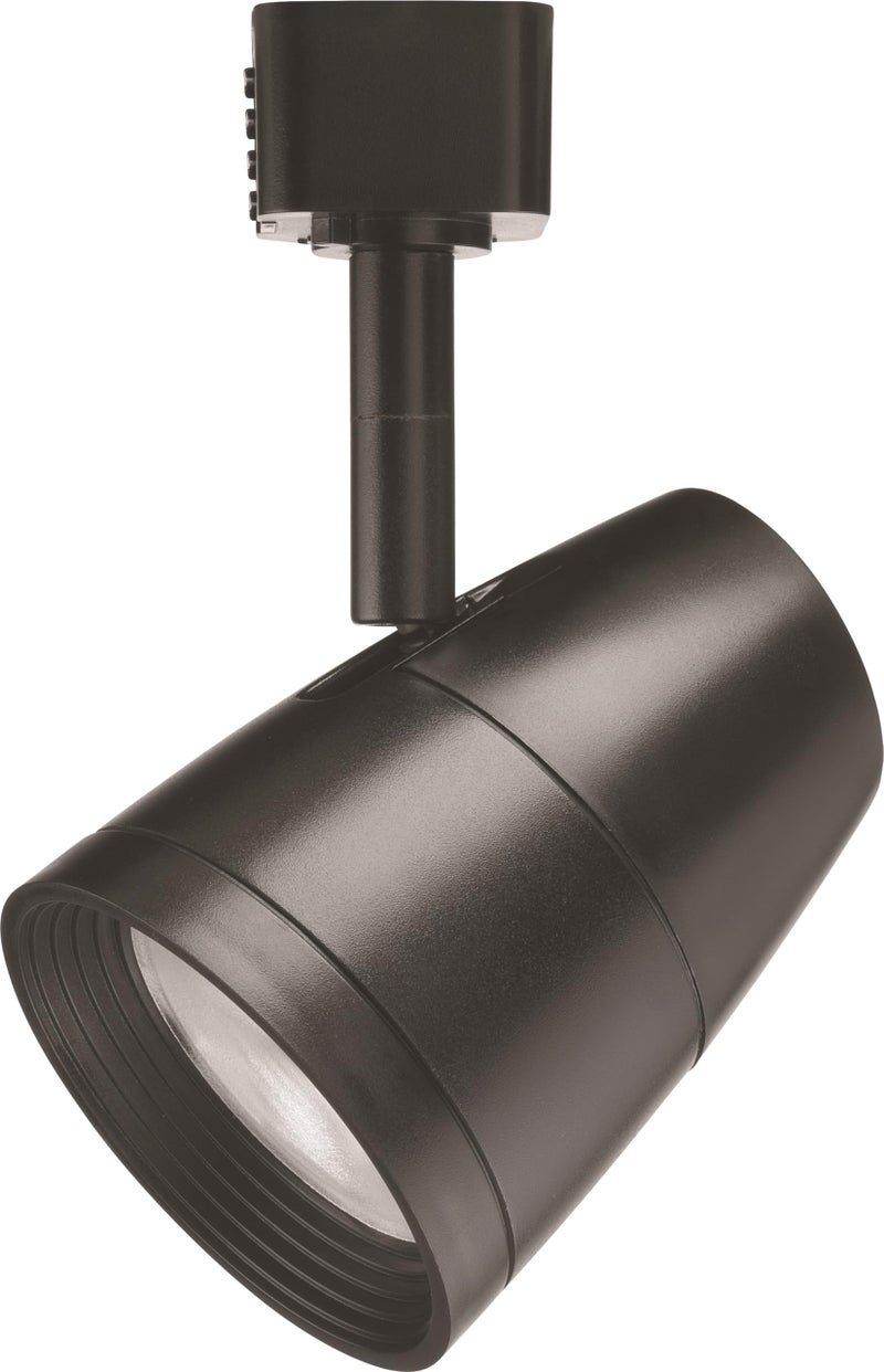 Juno Lighting R600L G2 3500K 80CRI PDIM FL BL Dimmable 9.5W LED Trac Head, 50W Equivalent, Black, Regular Flood Gen 2 - Image 1